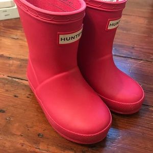 Hunter boots size 5